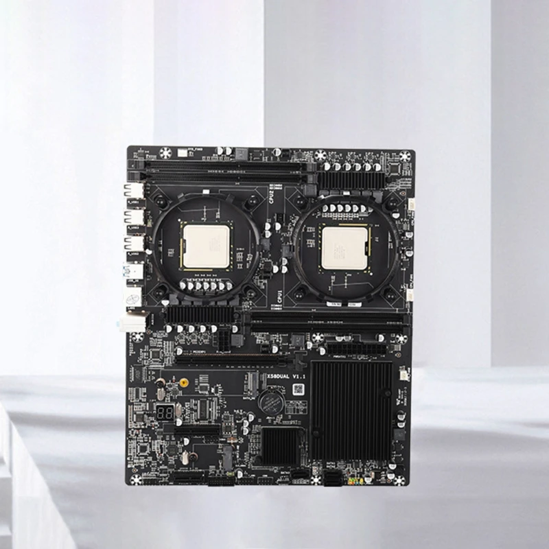 

T3EB X58 Dual V1.0 Desktop Motherboard CPU NVME M.2 Interface DDR3 * 4 Memory Slot Support DDR3 SATA2 .0*4 128G PCI-E16X