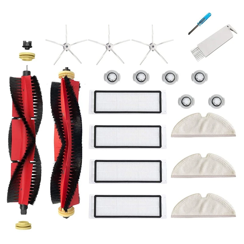 

19 Pcs Vacuum Cleaner Accessories Kit for XIAOMI S50 S51 Replacement Parts Brush & Filters