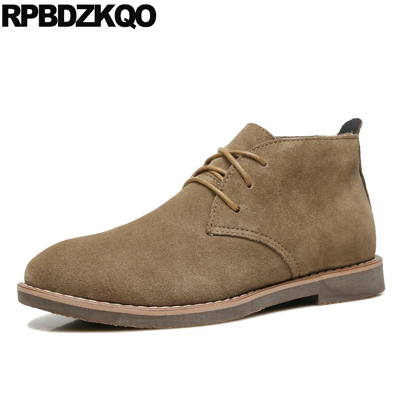 Осенние защитные осенние мужские ботинки в британском стиле винтажные удобные