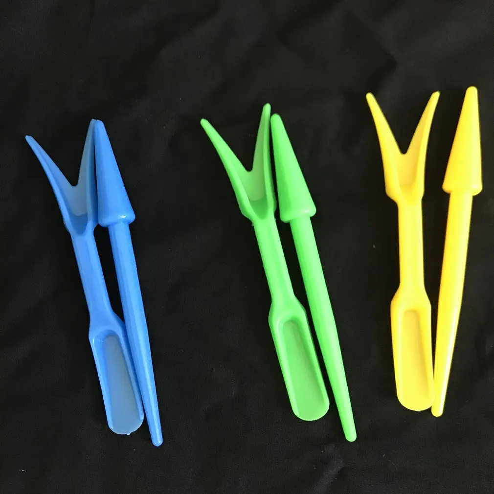 2PCS/SET Portable Garden Seeding Tools Mini Planting Digging Plastic Hole Puncher Dig Seedlings | Дом и сад