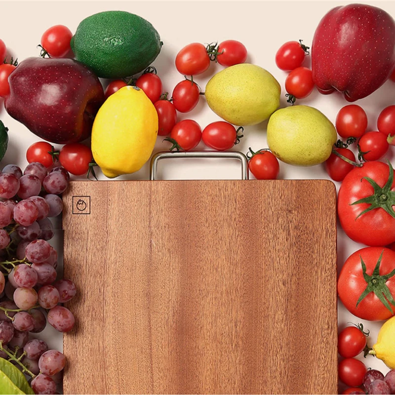 Huohou разделочный блок для мяса, фруктов, овощей, бар, кухонные инструменты, черное дерево, толстая разделочная доска S L от xiaomi Youpin