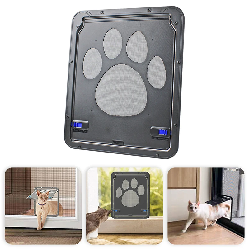 

Pet Door Safe Magnetic Screen Outdoor Dogs Cats Window Gate House Enter Freely Dog Cat Pet Supplies