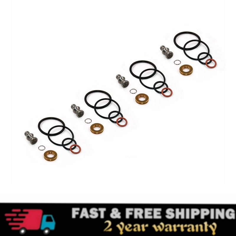 Car 4 Set PDE Injectors Seal Kit FOR Audi Seat for Skoda for VW #038198051 1417010997 038198051A/B Replacement Accessories