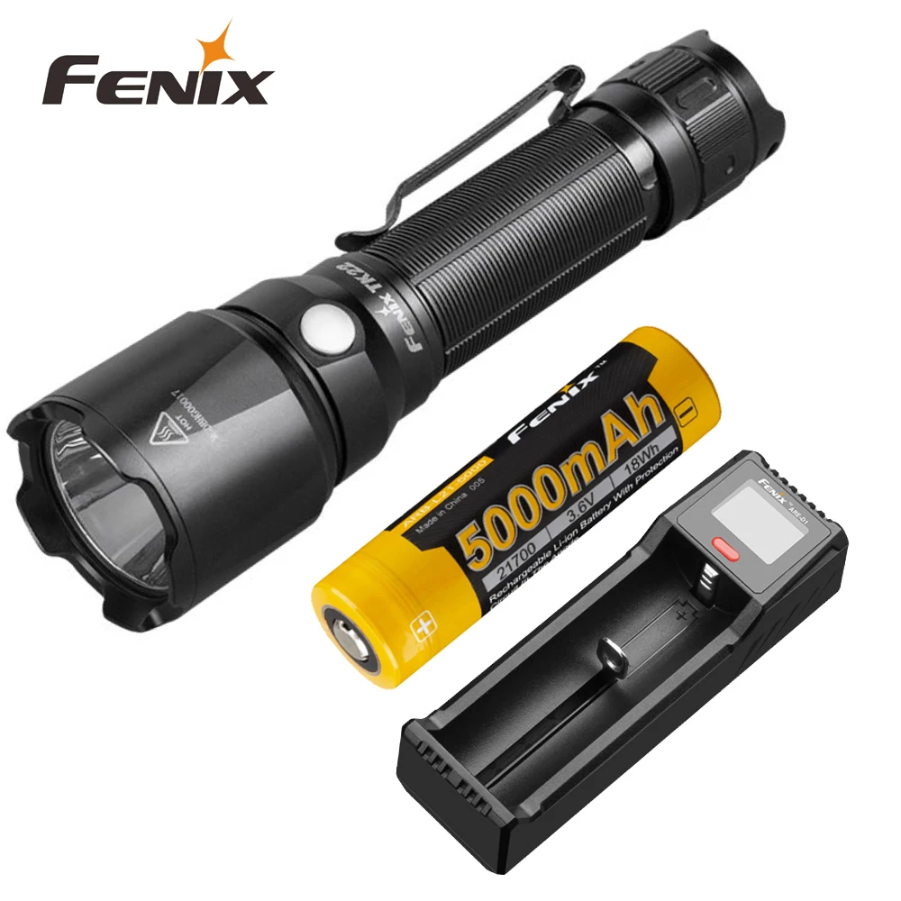 Новый светодиодный фонарик Fenix TK22 V2.0 21700 люмен фонарь зарядное устройство fenix D1 +