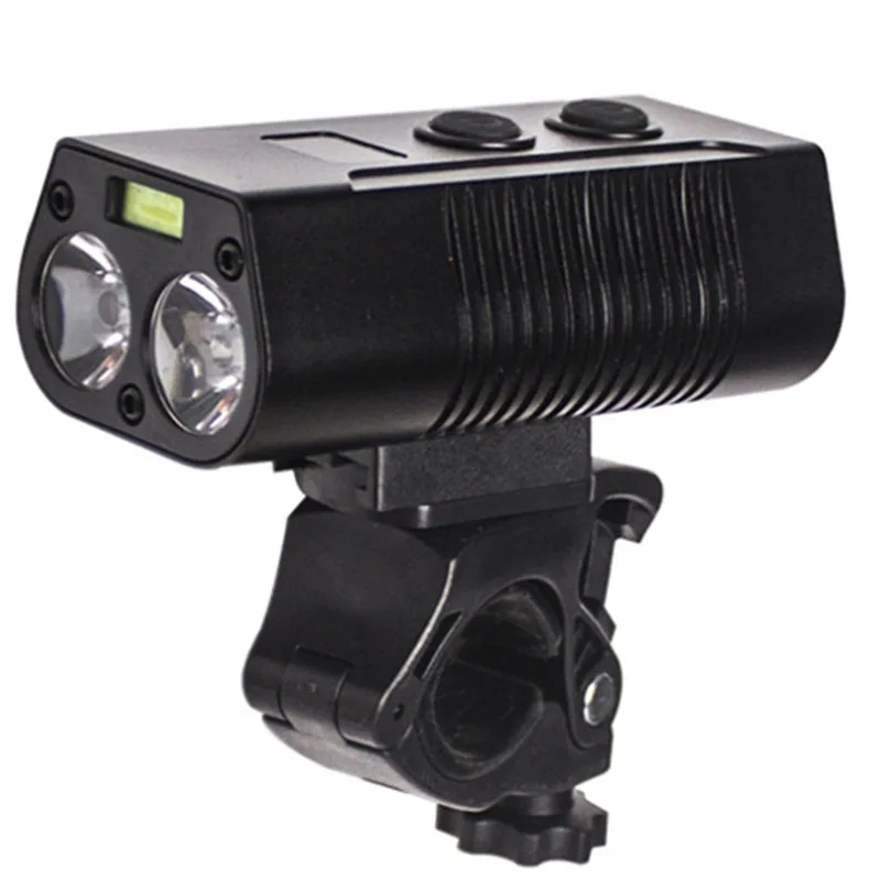 

QB201 Cycling Bike Light Bicycle LED Lights Front Headlight With Bracket USB Rechargeable Flasher Flashlight Light