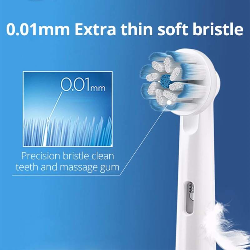 Сменная головка зубной щетки Oral B улучшенная мягкая щетина для чистки и защиты