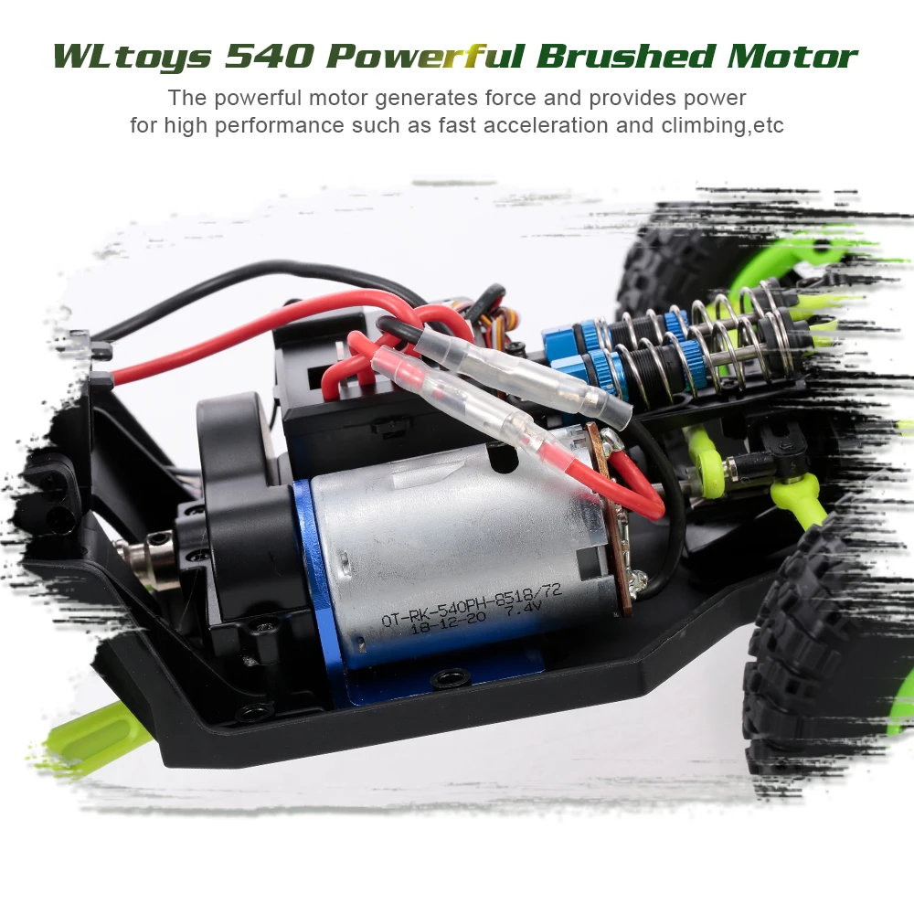 Wltoys 12428 1/12 RC альпинистская машина 2,4G 4WD 50 км/ч высокая скорость RC автомобиль электрические игрушки матовый гусеничный RTR внедорожник