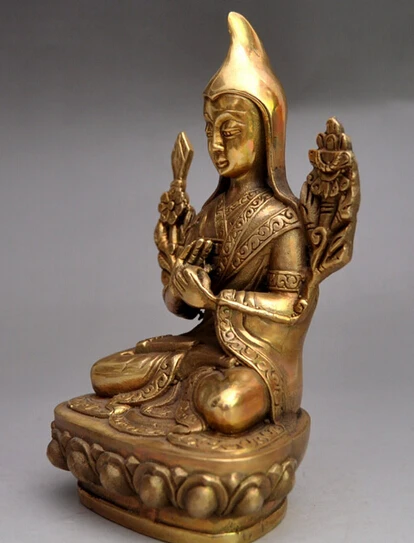 --- 504 +++ тибетская народная буддистская Классическая медная статуя мастера
