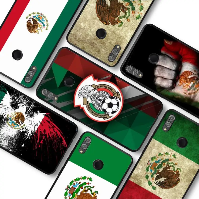 

Mexico Mexican Flag Phone Case For Huawei honor10Lite 10i 20 8x 10 Funda for Honor9lite 9xpro Back Coque