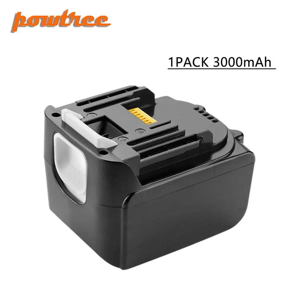 1PACK 3.0Ah Powtree Новинка 14,4 В 4000 мАч для Makita BL1430 сменный литий-ионный аккумулятор LXT200 BL1415 194558-0 194559-8 L30 - Цвет: 1PACK 3.0Ah