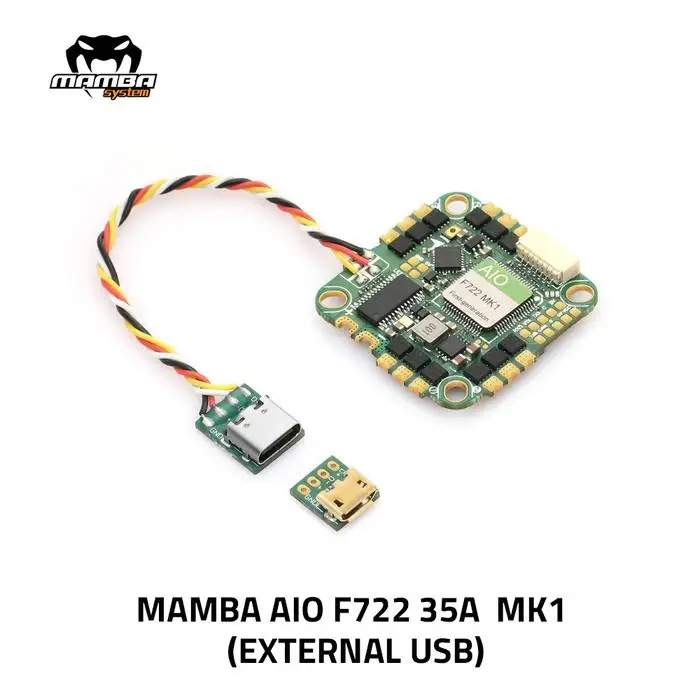 Diatone MAMBA AIO F722 35A MK1 External USB