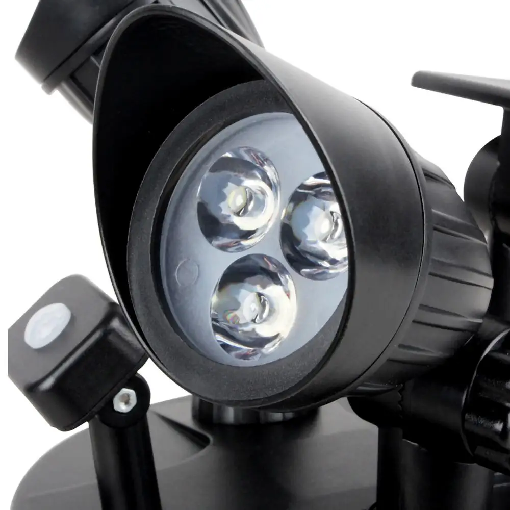 

LED Solar Light Twin Head Sensor Lighting Outdoor Solar lamp Waterproof Pathway Emergency Lawn Garden Lamp