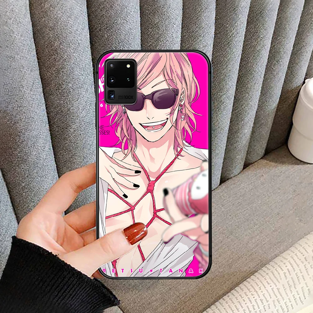 

Anime Yarichin bitch Club Phone case cover for For SamSung Galaxy S Note 7 8 9 10 20 Uitra Plus E Lite black black back painting
