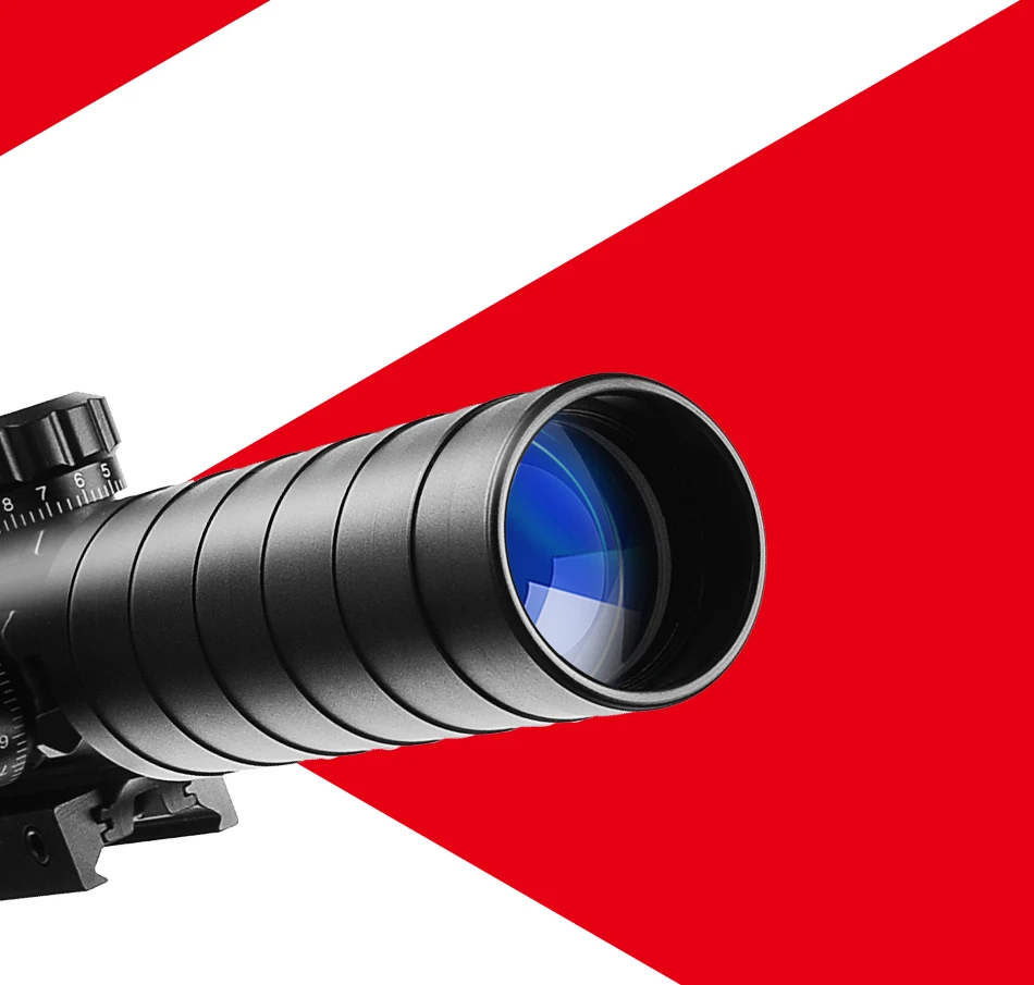 3-9x32EG тактический прицел красный и зеленый точка с подсветкой сетка оптический прицел страйкбол охотничьи прицелы с бесплатной крышкой объектива