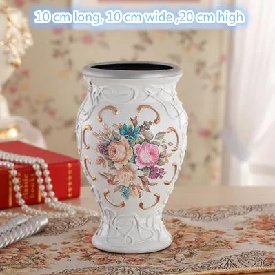 style 11 Керамическая ваза для лица, креативные изделия в скандинавском стиле, украшение стола для дома, современные цветы - Цвет: style 11