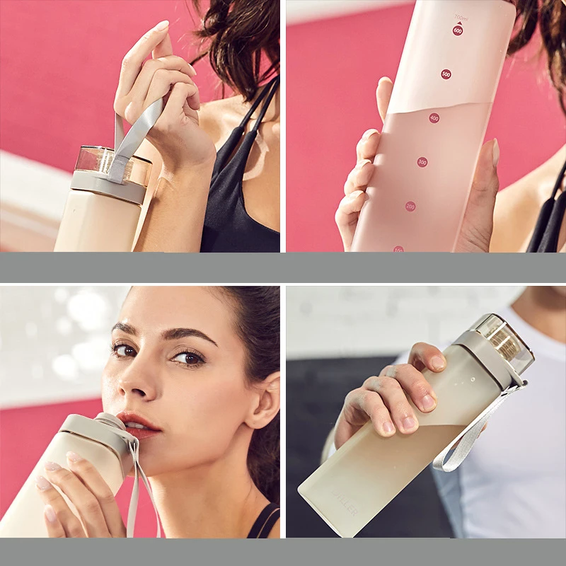 Спортивная бутылка для воды большая емкость BPA бесплатно многоразовая быстрый