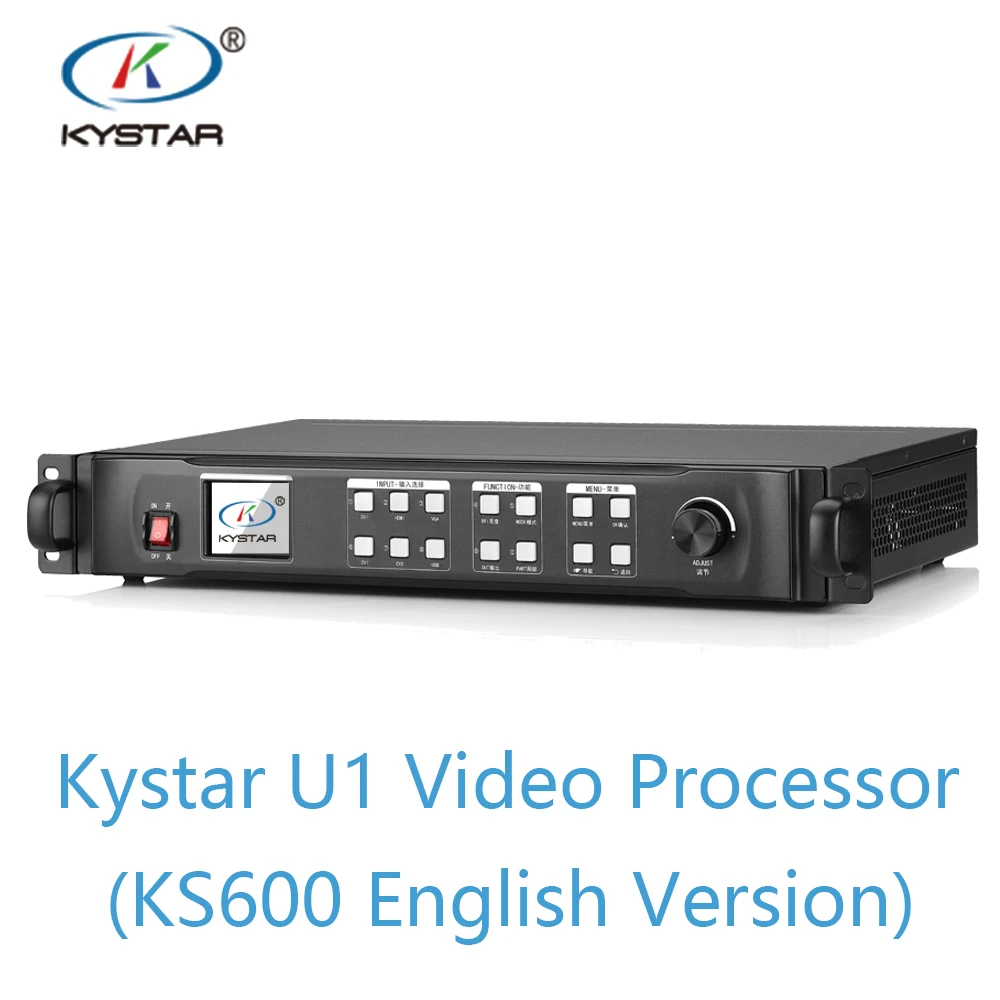 Kystar U1 видео процессор 1920x1200 HD ВХОД полноцветный светодиодный видеопроцессор KS600 английская версия видеостена светодиодный контроллер