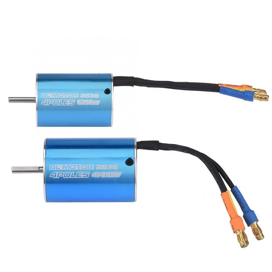 SURPASSHOBBY 4-полюсный 2838 4700/6200KV бесщеточный двигатель аксессуары для 1/12 1/14