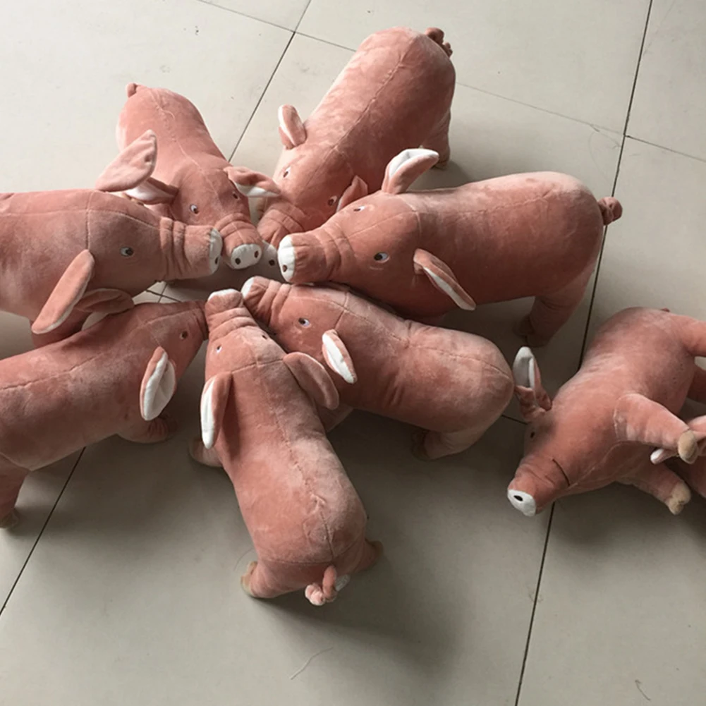 1 шт. Прекрасный 3D Свинья плюшевая мягкая подушка кукла кровать детская игрушка |