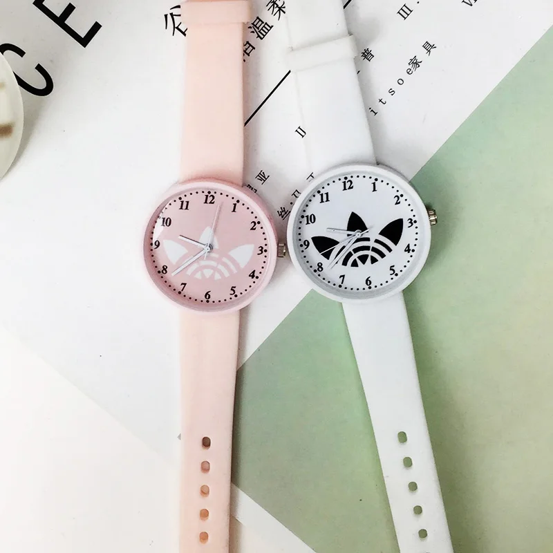 Модные простые детские часы спортивные фирменные Силиконовые кварцевые