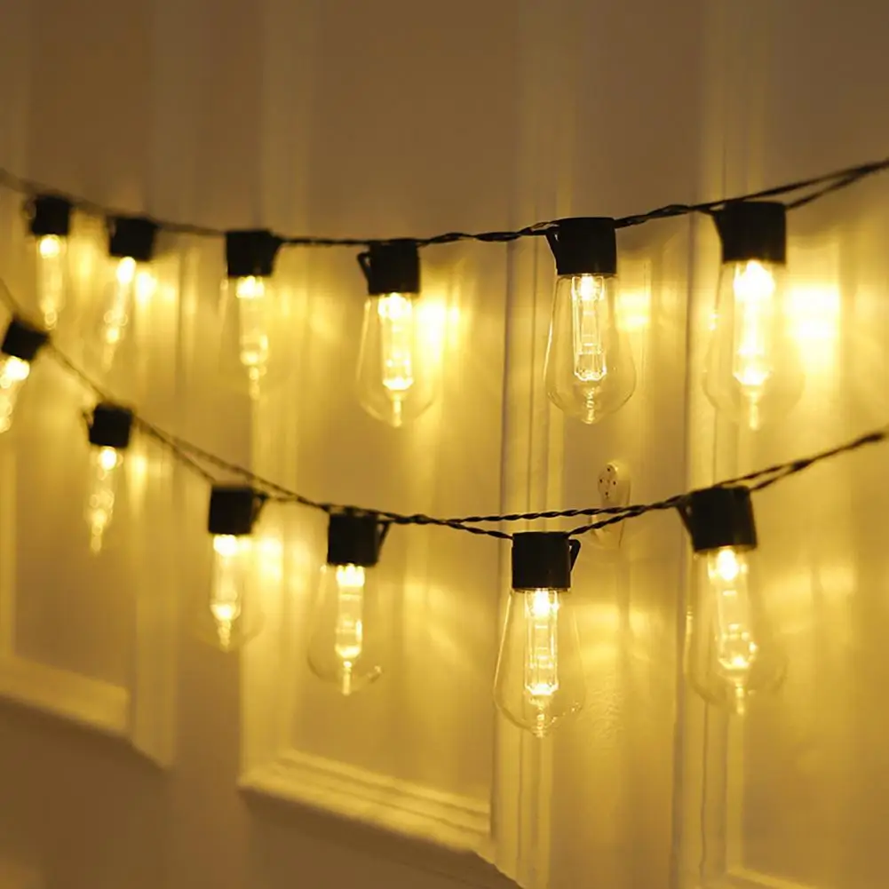 

800cm Reliable LED Light Eco-friendly Energy Saving 20 LEDs Solar Powered Bulb Shape LED Fairy Lamp