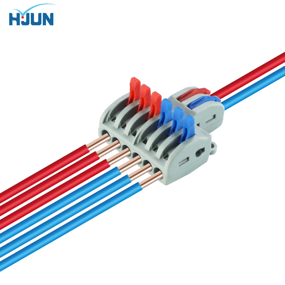 

HJUN PCT-312 Mini Fast Universal Cable Wire Connectors Compact Wire Wiring Connector for Electrical Energy Terminal Block Cable