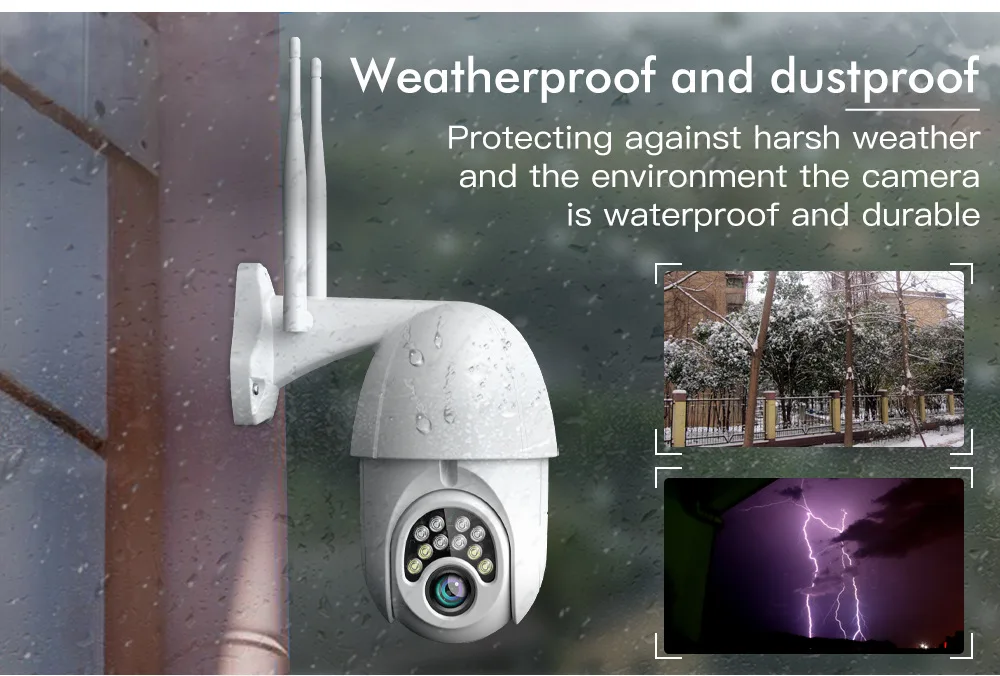 KuWfi Wifi умный детский монитор наружная IP камера HD 1080P двухсторонняя аудио