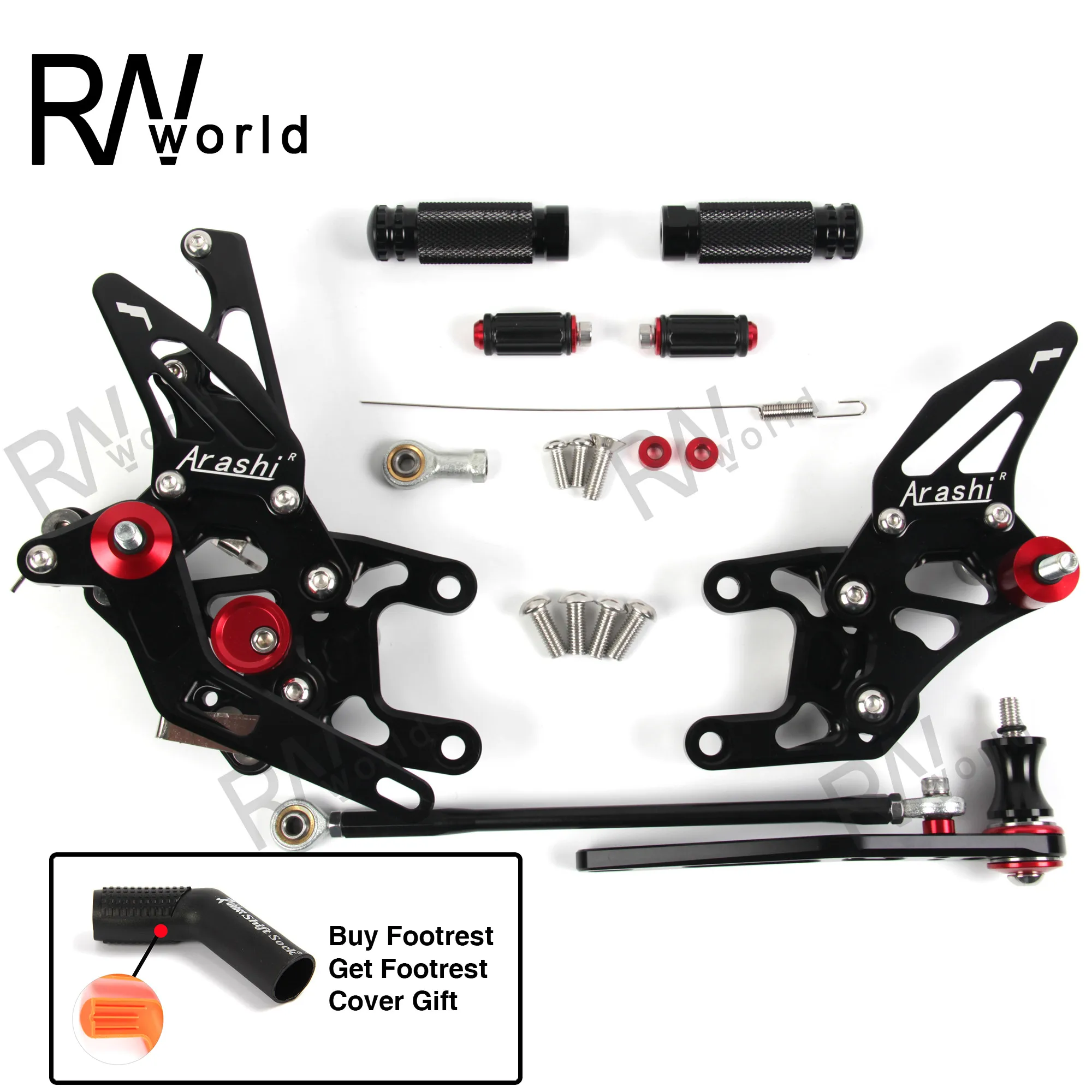 Мотоциклы с ЧПУ регулируемый задний комплект Rearsets Подножка для HONDA CBR1000RR CBR 1000RR SP