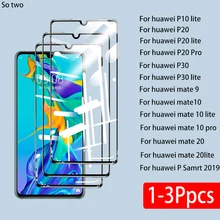 Full Cover Tempered Glass For Huawei P30 P20 P10 lite Pro P Smart 2019 Screen Protector Glass For Huawei Mate 10 20 lite pro 9
