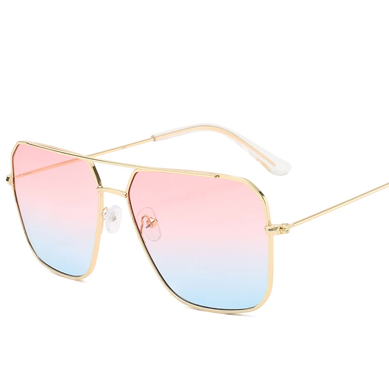 

2020 винтажные брендовые дизайнерские Квадратные Солнцезащитные очки для мужчин и женщин, мужские солнцезащитные очки в металлической оправ...