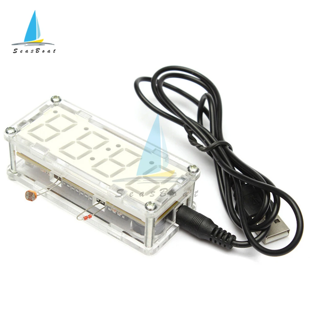 

DIY Kit Цифровые часы 0.8", красный/зеленый/синий дисплей