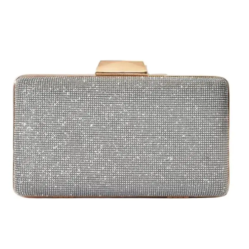 

New Diamond Evening Clutch Bags Wedding Party Dinner Wallets Mini Party Shoulder Bags Banquet Chain Bags Drop Shipping