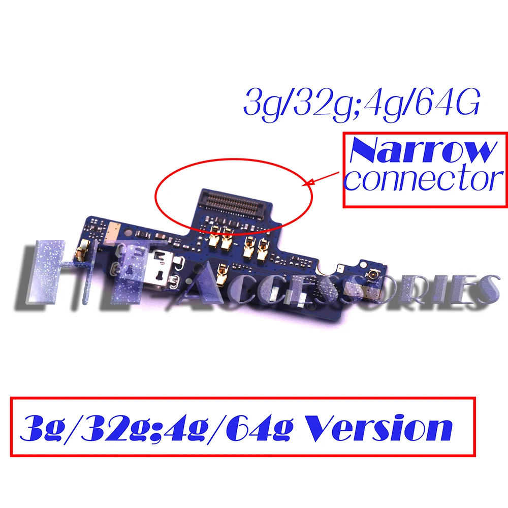 Гибкий кабель для материнской платы с разъемом micro USB и зарядным устройством для Xiaomi Redmi Note 4 Global Snapdragon версии 625 - Цвет: charging board A