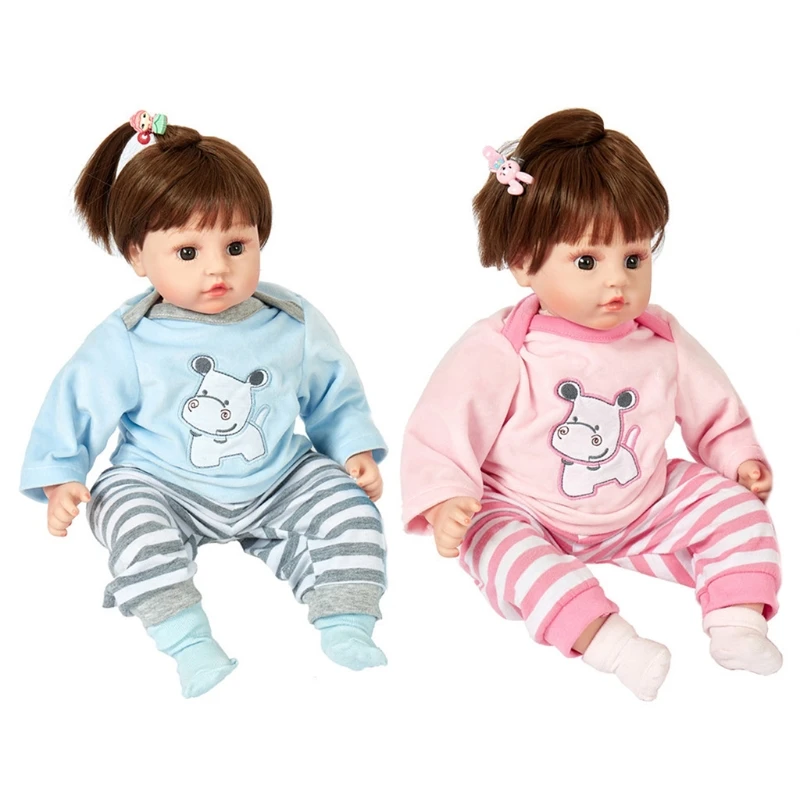 

Intelligent Orientation Sensing Simulation Doll 48CM Humanoid Toy Silicone XX9E
