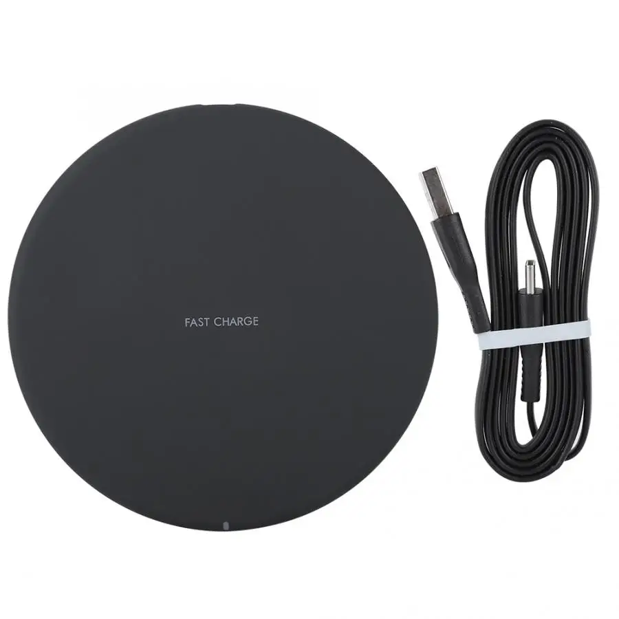 Универсальное зарядное устройство 10 Вт со светодиодной подсветкой беспроводное