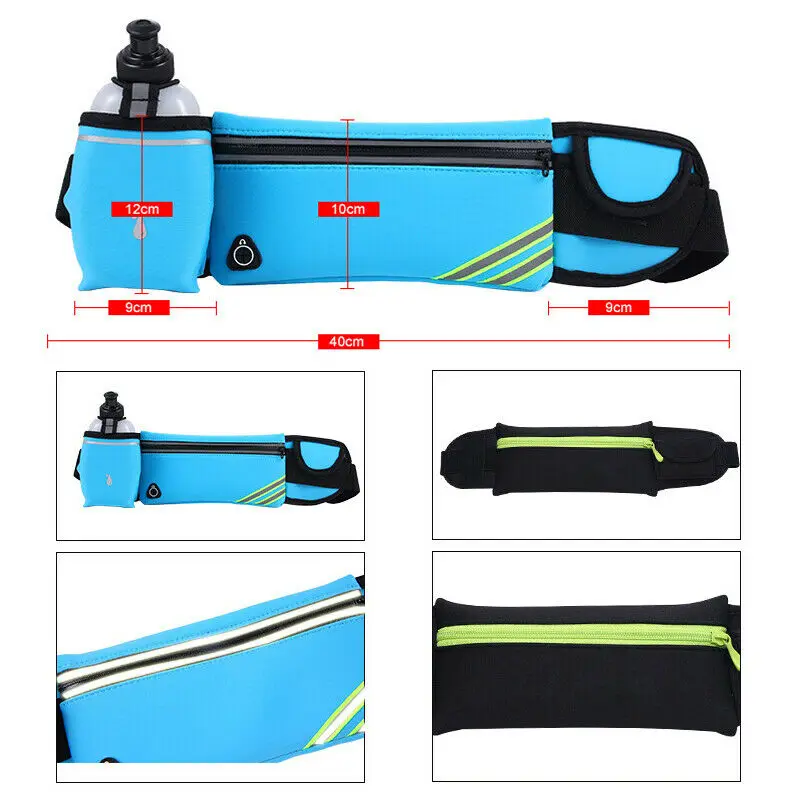 4 вида цветов спортивный пояс поясная сумка для воды-держатель бутылки бега
