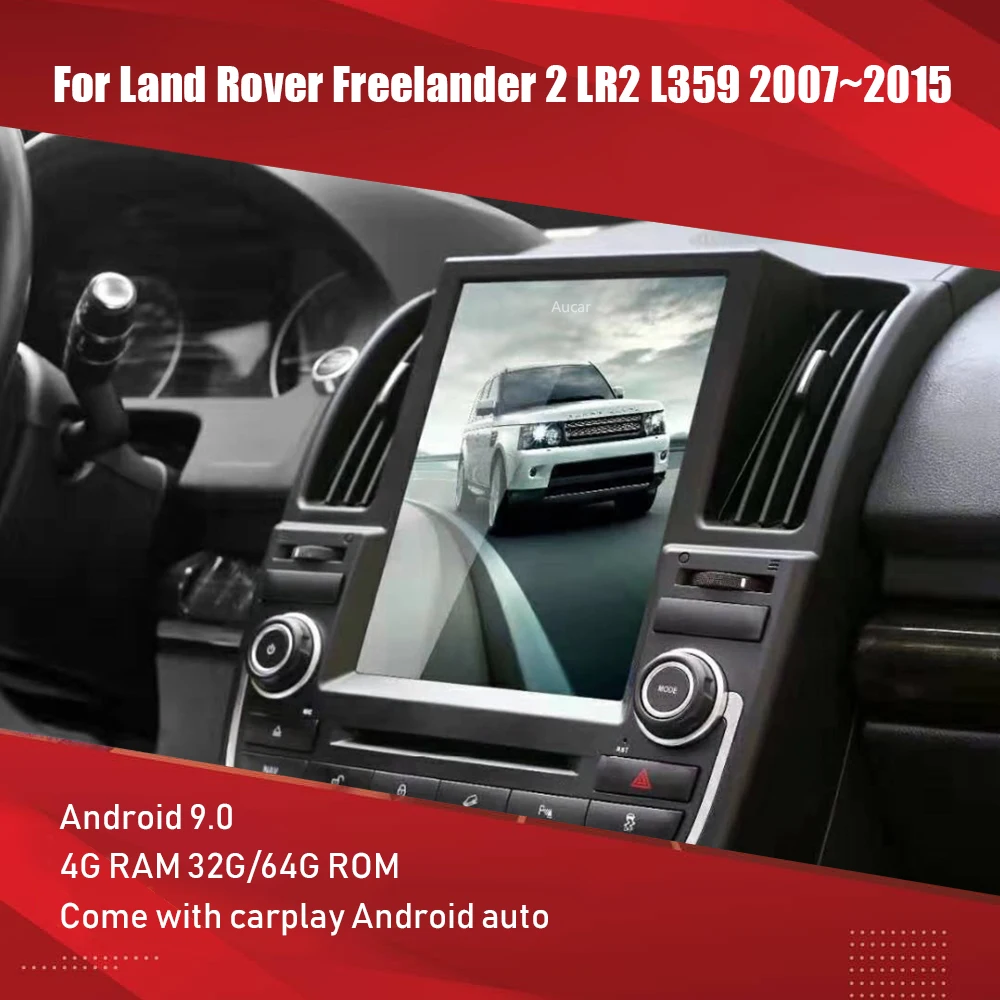 Tesla style 12 1 ''Android multimeda автомобильное радио для Land Rover freelander 2 Android GPS навигация