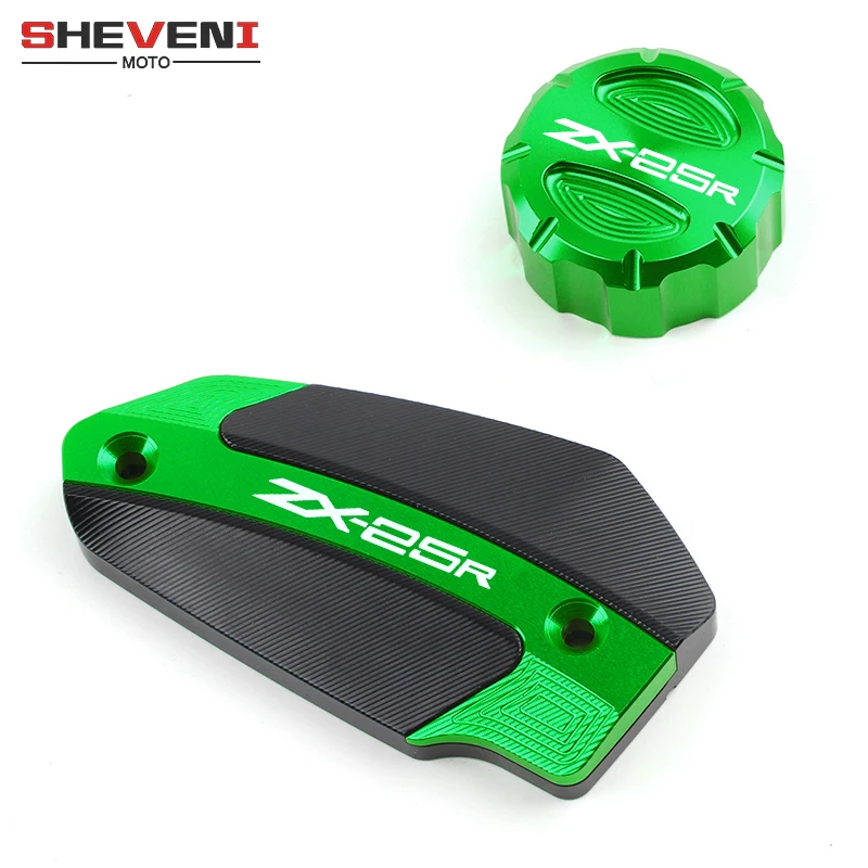 

For Kawasaki NINJA ZX 25R ZX25R 2020-2021 Motorcycle CNC High quality Rear & Front Brake Fluid Reservoir Cap Cylinder cover