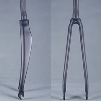 carbon fiber 3k matte 700c front fork cycing road bike fork bicycle parts steerer tube diameter 1 18 in 28 6mm