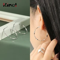 kinel earrings silver 925 earings korea fashion jewelry piercing stud earring simple irregular charm silver ear jewellery lady