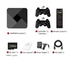 Игровая приставка ретро, 2,4G, 256 ГБ, 50000 + PS1 PSP N64, Игровая приставка Android TV Box 4K Full HD, медиаплеер, ТВ игровые консоли