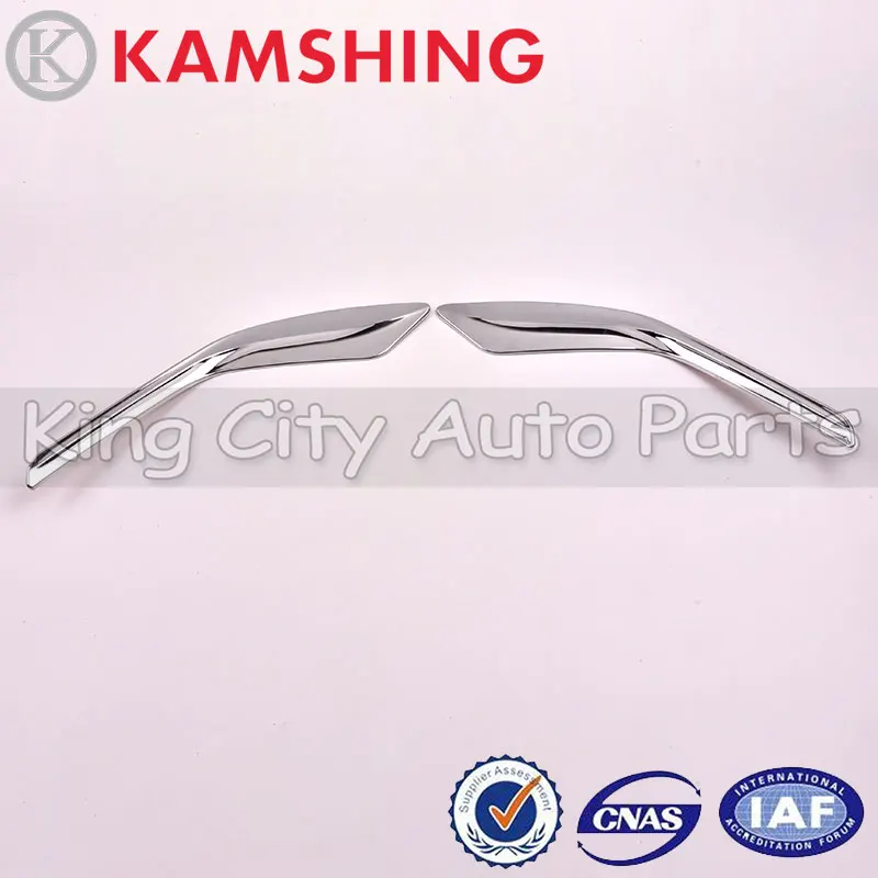 CAPQX для Hyundai Creta IX25 2015 2016 2017 ABS Chrome Задний бампер противотуманный светильник крышка