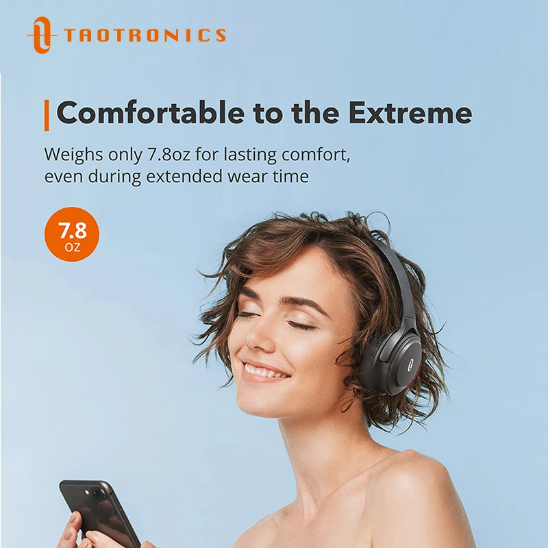 наушники бесповородные Новые гибридные беспроводные Bluetooth-наушники TaoTronics SoundLiberty