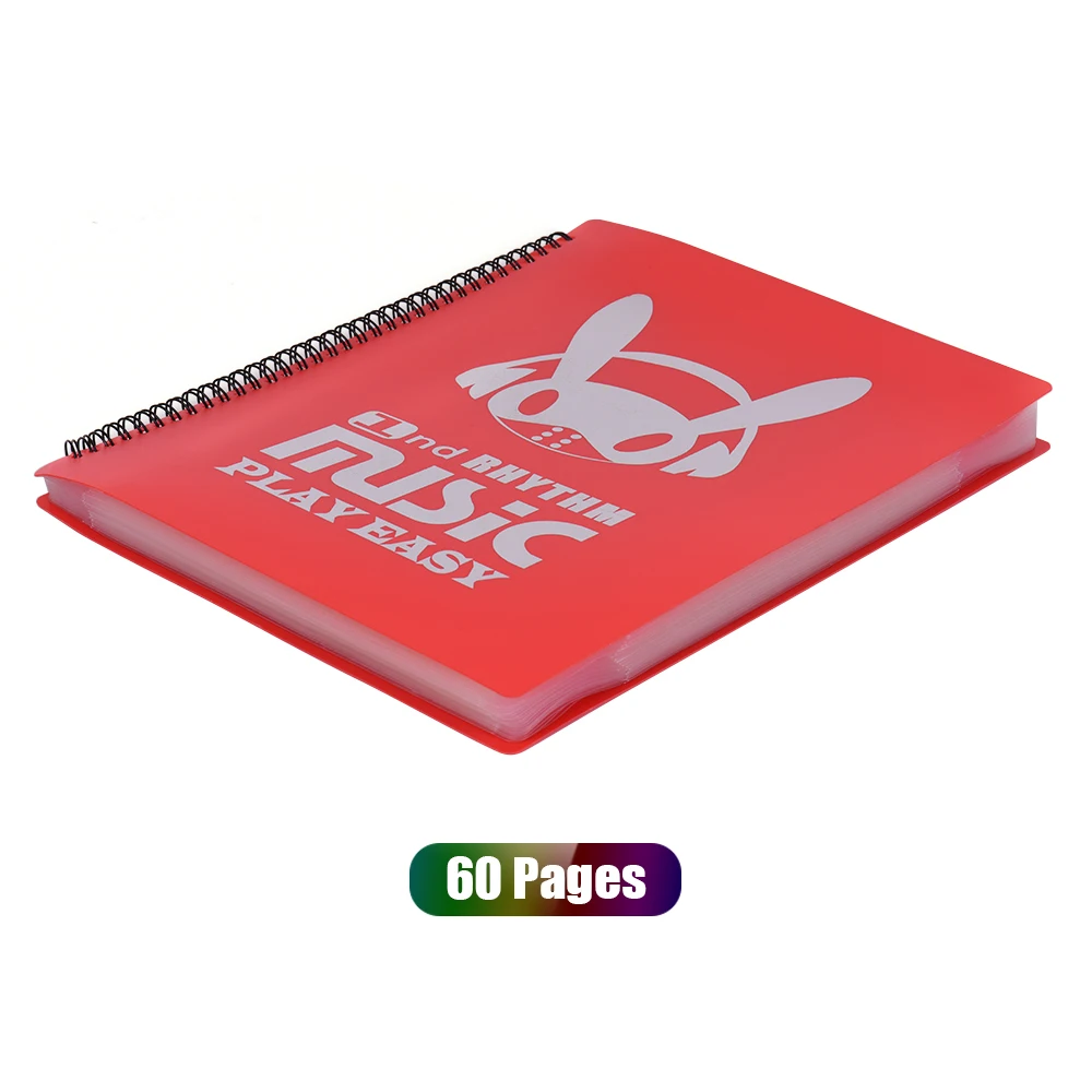 Высококачественная музыкальная папка формата A4 с спиральными вставками