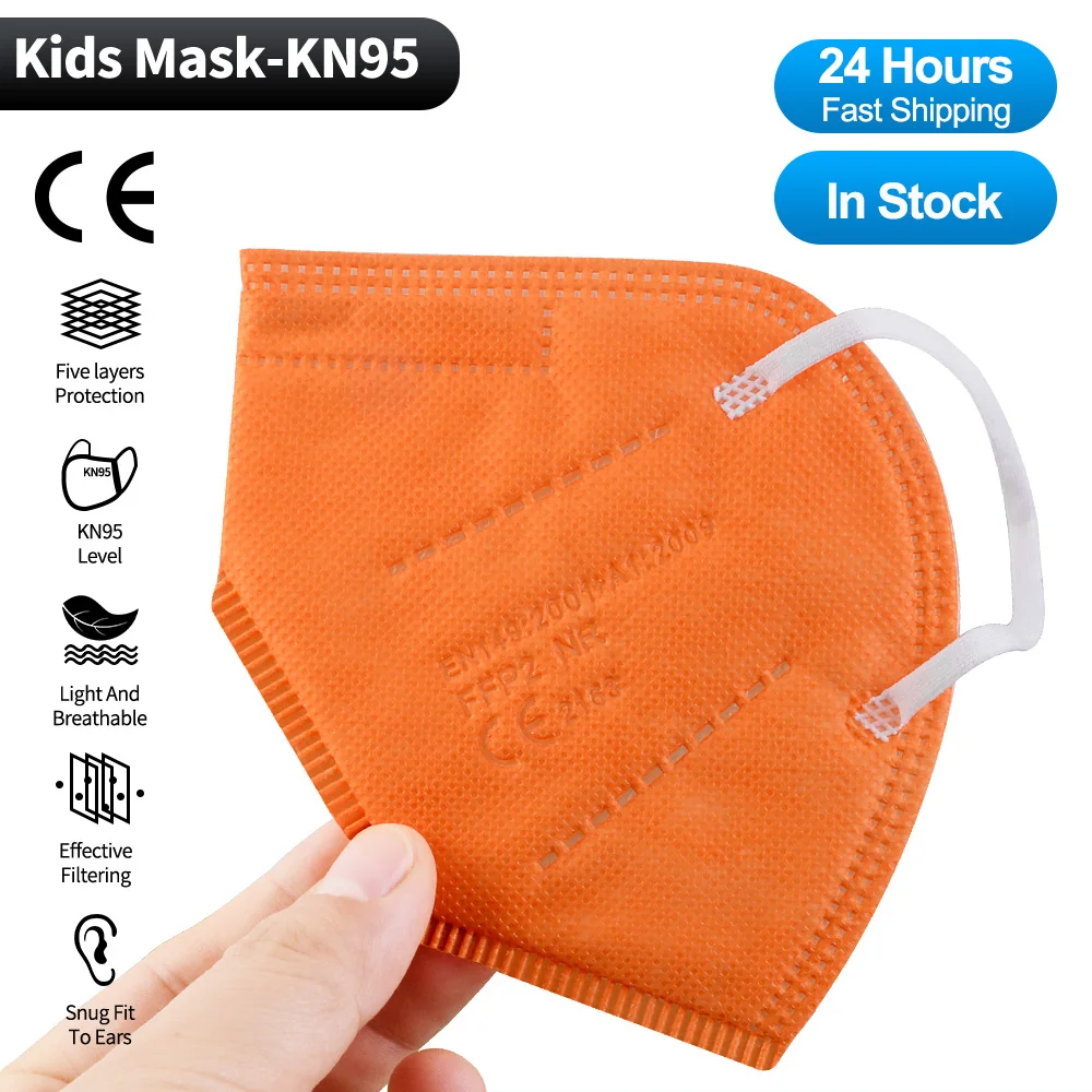 

Mascarillas FPP2 Niños Homologada 9-12 Years KN95 Masks Children FFP 2 5 layers Mascarilla FFP2 Infantil FFP2Mask Kids