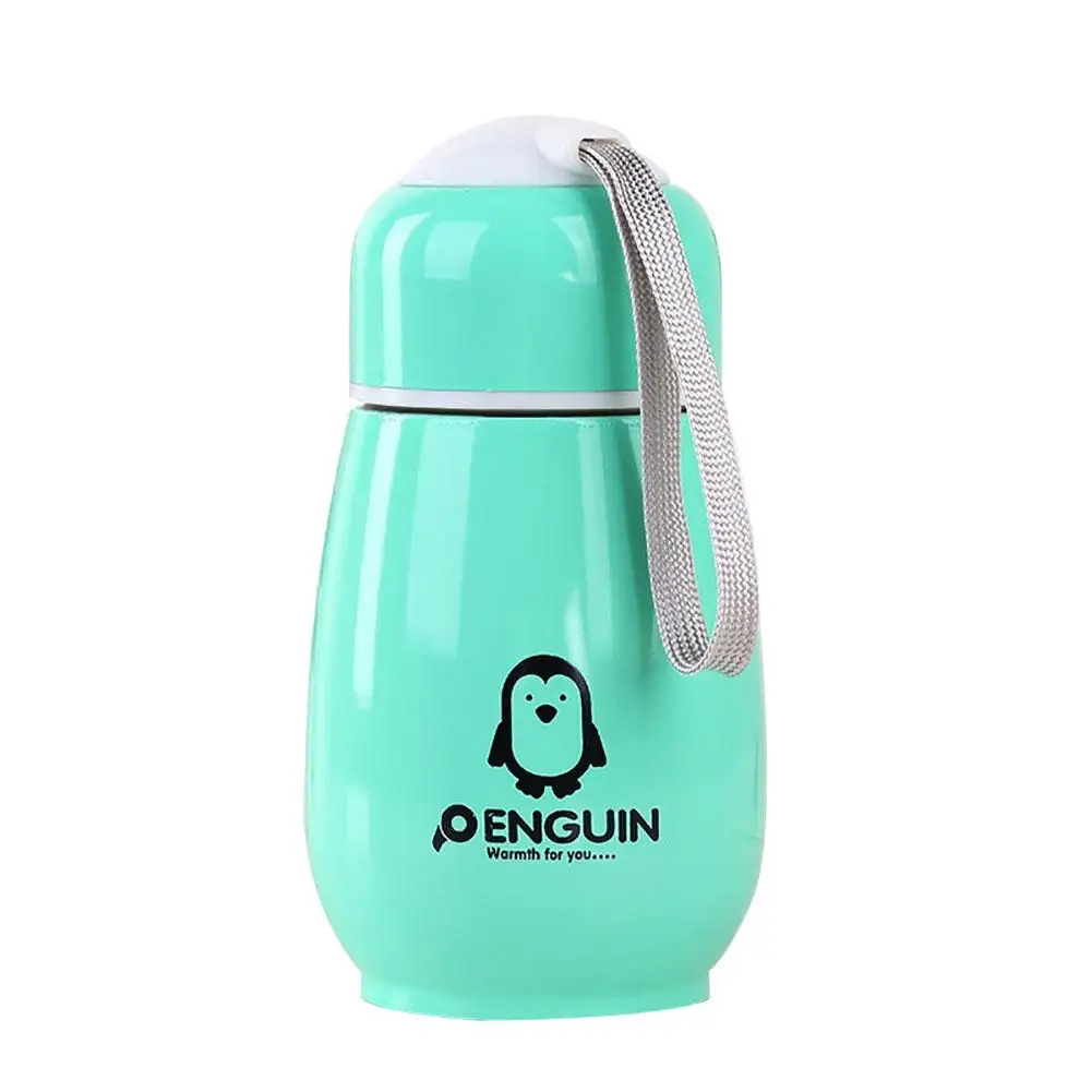 300ml Water Bottle Thermos Cute Lovely Penguin Portable Sport Travel Outdoor Mini Vacuum Flasks Multicolor Cartoon Mug Wholesale | Дом и сад