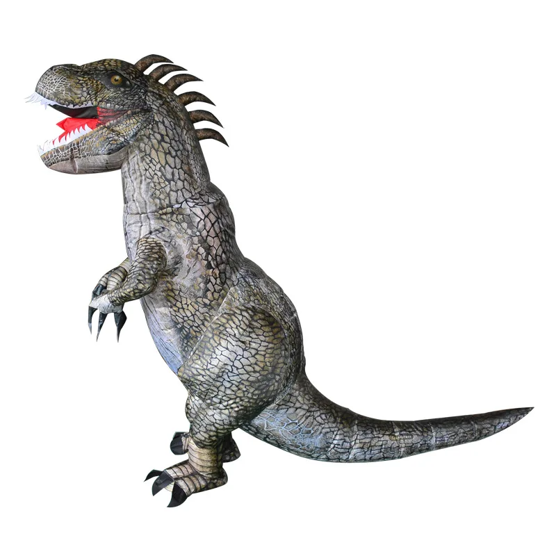 

Adults Mascot T-REX Dinosaur Inflatable Costume Women Man Tyrannosaurus Party Dress Up Halloween Cosplay Costumes Cartoon Toy