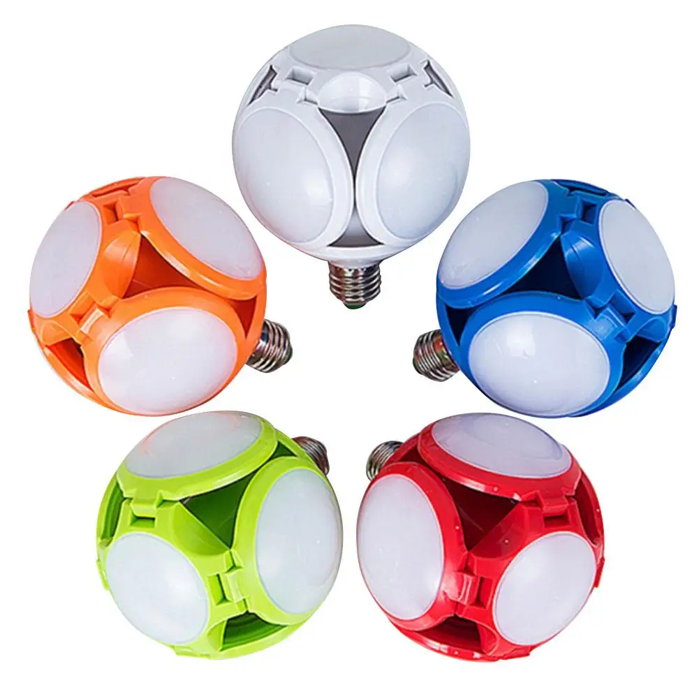 Новая концепция светодиодный складной Футбол лампа UFO 5-листный 30Вт чип Яркость