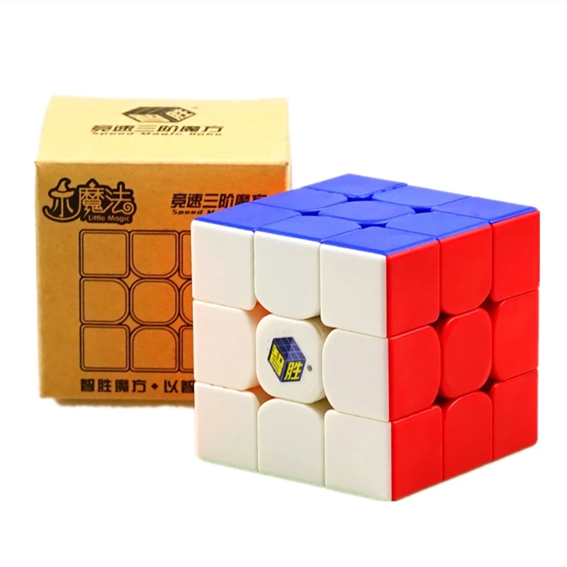Оптовые закупки ссылка 10 шт. Yuxin маленький магический куб, 3x3 черный кубик без залипаний 3x3x3, Cubo Magico Профессиональный Скорость куб игрушка-головоломка