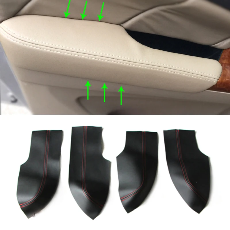 

Microfiber Leather Door Armrest Cover For Honda Odyssey 2004 2005 2006 2007 2008 Car Interior Door Panel Armrest Skin Cover Trim